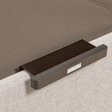 Cargar imagen en el visor de la galería, Canapé abatible eléctrico Pikolin DSGN tapizado con tapa doble y 35 cm de altura
