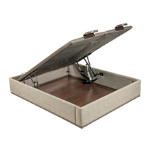 Cargar imagen en el visor de la galería, Canapé tapizado eléctrico Pikolin DESIGN con tapa doble y altura de 32 cm