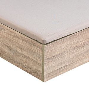Canapé Abatible 32 cm acabado blanco en madera y de Alta Capacidad
