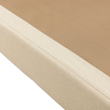 Cargar imagen en el visor de la galería, Base tapizada transpirable Pikolin textil color aspen con patas de 10 cm
