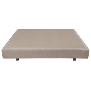 Base tapizada transpirable Pikolin textil color city con patas de 10 cm