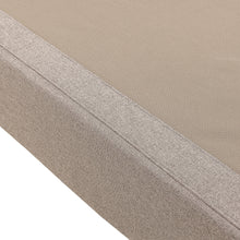 Cargar imagen en el visor de la galería, Base tapizada transpirable Pikolin textil color city con patas de 10 cm
