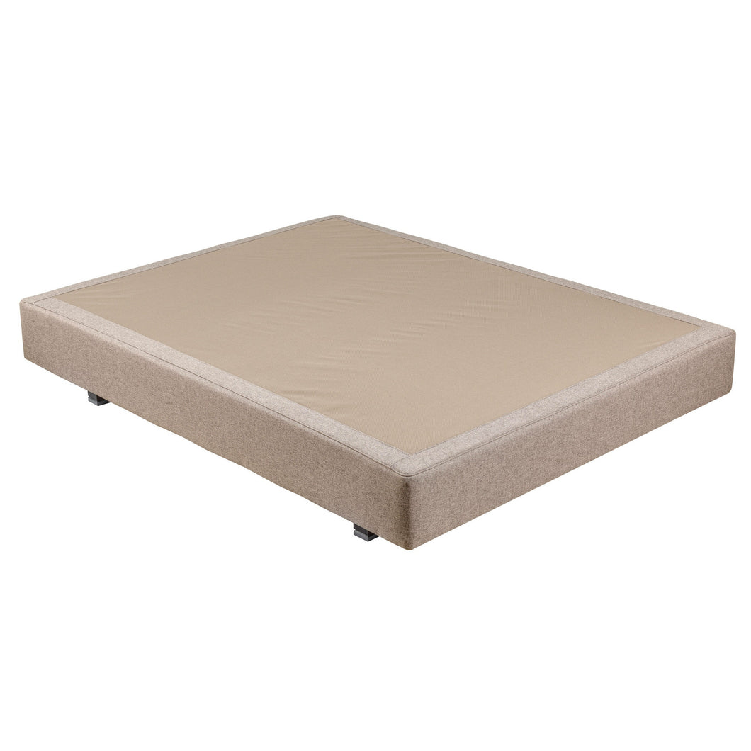 Base tapizada transpirable Pikolin textil color city con patas de 10 cm