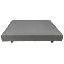 Cargar imagen en el visor de la galería, Base tapizada transpirable Pikolin textil color piombo con patas de 10 cm
