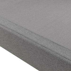 Base tapizada transpirable PIKOLIN ERG premium muelles color piombo