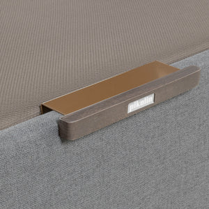 Canapé abatible PIKOLIN DESIGN tapizado color piombo 36 cm