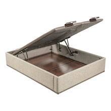 Cargar imagen en el visor de la galería, Canapé abatible tapizado Pikolin DSGN alta capacidad tapa doble 36 cm
