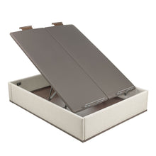 Cargar imagen en el visor de la galería, Canapé abatible tapizado Pikolin DSGN alta capacidad tapa doble 36 cm
