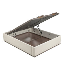 Cargar imagen en el visor de la galería, Canapé abatible tapizado Pikolin DSGN alta capacidad tapa doble 36 cm
