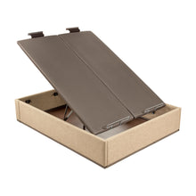Cargar imagen en el visor de la galería, Canapé abatible tapizado Pikolin DSGN alta capacidad tapa doble 36 cm
