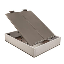 Cargar imagen en el visor de la galería, Canapé abatible tapizado Pikolin DSGN alta capacidad tapa doble 36 cm
