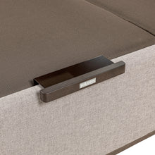 Cargar imagen en el visor de la galería, Canapé abatible tapizado Pikolin DSGN alta capacidad tapa doble 36 cm
