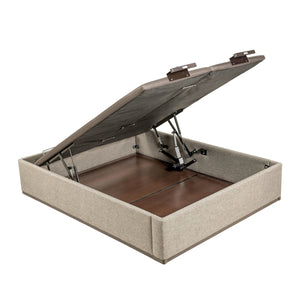 Canapé abatible eléctrico Pikolin DSGN tapizado con tapa doble y 35 cm de altura