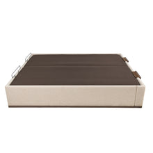 Cargar imagen en el visor de la galería, Canapé abatible eléctrico Pikolin DSGN tapizado con tapa doble y 35 cm de altura
