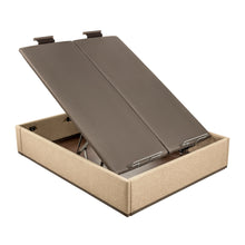 Cargar imagen en el visor de la galería, Canapé abatible eléctrico Pikolin DSGN tapizado con tapa doble y 35 cm de altura
