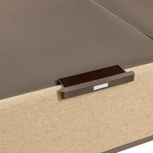 Cargar imagen en el visor de la galería, Canapé abatible eléctrico Pikolin DSGN tapizado con tapa doble y 35 cm de altura

