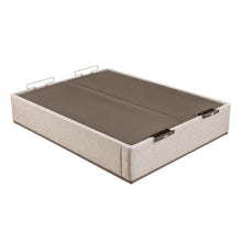 Cargar imagen en el visor de la galería, Canapé abatible eléctrico Pikolin DSGN tapizado con tapa doble y 35 cm de altura
