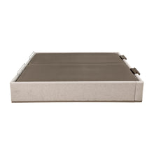 Cargar imagen en el visor de la galería, Canapé abatible eléctrico Pikolin DSGN tapizado con tapa doble y 35 cm de altura
