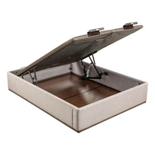 Cargar imagen en el visor de la galería, Canapé abatible eléctrico Pikolin DSGN tapizado con tapa doble y 35 cm de altura

