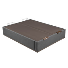 Cargar imagen en el visor de la galería, Canapé abatible eléctrico Pikolin DSGN tapizado con tapa doble y 35 cm de altura
