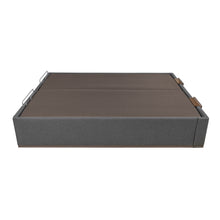 Cargar imagen en el visor de la galería, Canapé abatible eléctrico Pikolin DSGN tapizado con tapa doble y 35 cm de altura
