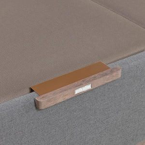 Canapé abatible eléctrico Pikolin DSGN tapizado con tapa doble y 35 cm de altura