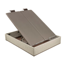Cargar imagen en el visor de la galería, Canapé tapizado eléctrico Pikolin DESIGN con tapa doble y altura de 32 cm
