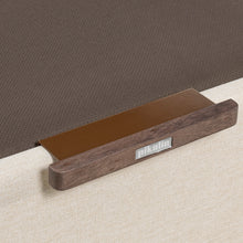 Cargar imagen en el visor de la galería, Canapé tapizado eléctrico Pikolin DESIGN con tapa doble y altura de 32 cm
