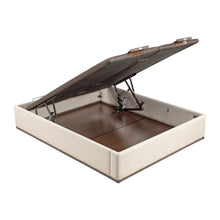 Cargar imagen en el visor de la galería, Canapé tapizado eléctrico Pikolin DESIGN con tapa doble y altura de 32 cm
