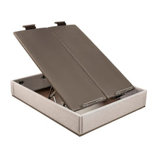 Cargar imagen en el visor de la galería, Canapé tapizado eléctrico Pikolin DESIGN con tapa doble y altura de 32 cm
