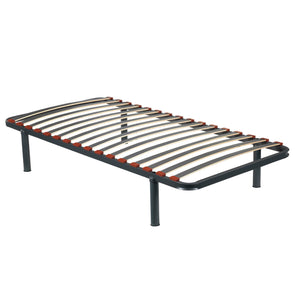 Somier fijo PIKOLIN SG16 con láminas de madera y patas de 26 cm