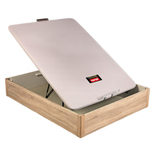 Cargar imagen en el visor de la galería, Canapé abatible PIKOLIN DSGN de madera, tapa única, 31 cm, roble

