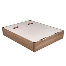 Cargar imagen en el visor de la galería, Canapé abatible de madera Pikolin DSGN con tapa doble y 31 cm de altura
