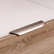 Cargar imagen en el visor de la galería, Canapé abatible de madera Pikolin DSGN con tapa doble y 31 cm de altura

