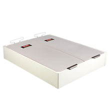 Cargar imagen en el visor de la galería, Canapé abatible de madera Pikolin DSGN con tapa doble y 31 cm de altura
