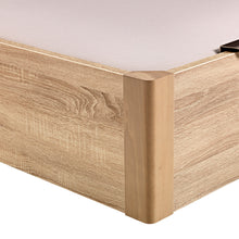 Cargar imagen en el visor de la galería, Canapé abatible de madera Pikolin DSGN con tapa doble y 31 cm de altura
