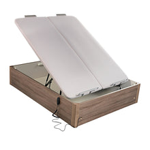 Cargar imagen en el visor de la galería, Canapé abatible eléctrico de madera PIKOLIN DSGN con tapa doble 36 cm
